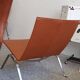 Armchair PK22 Poul Kjaerholm Brown leather edition Fritz Hansen