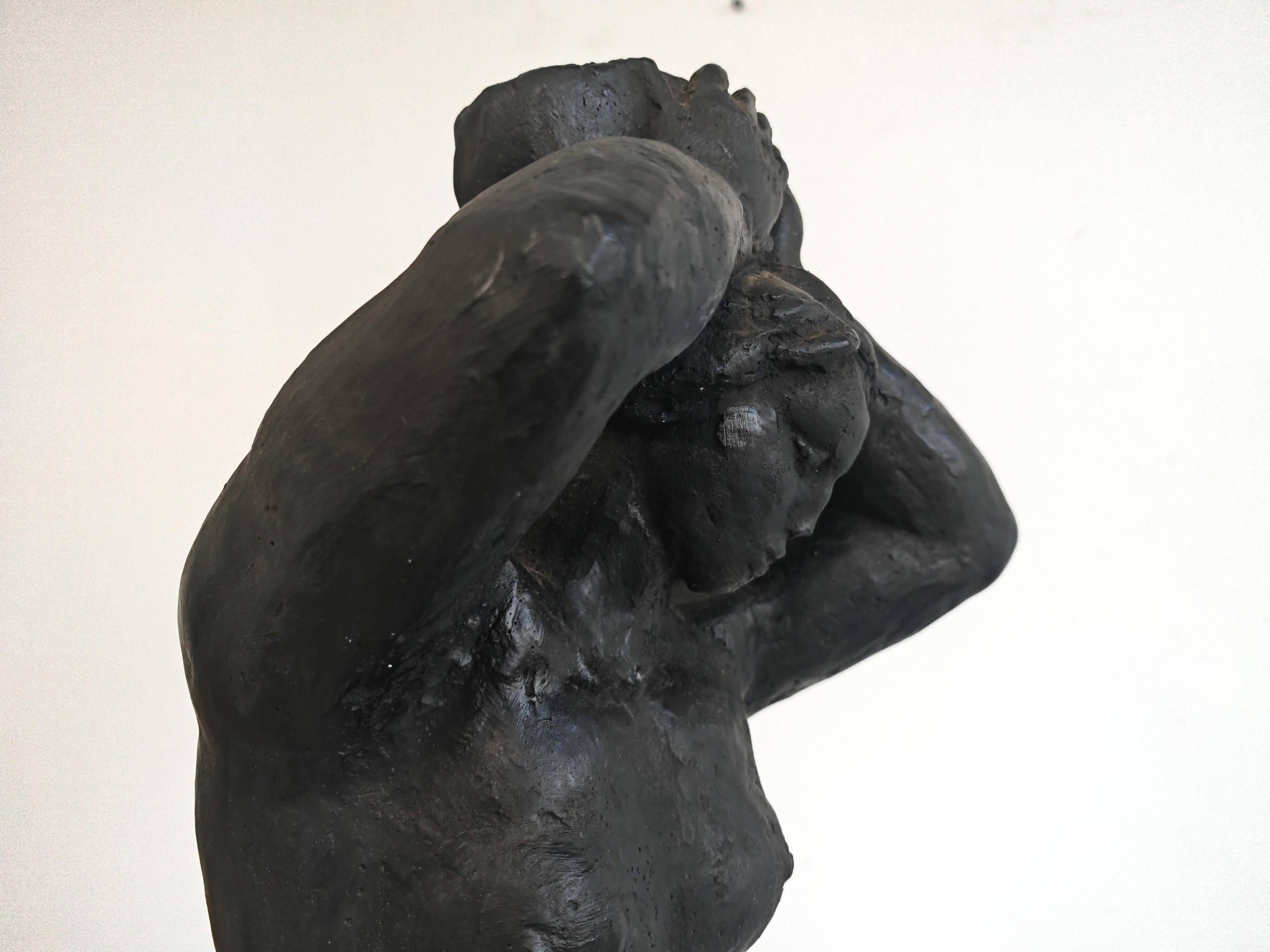 Sculpture of a Nude Woman in plaster by Radeta Stankovic