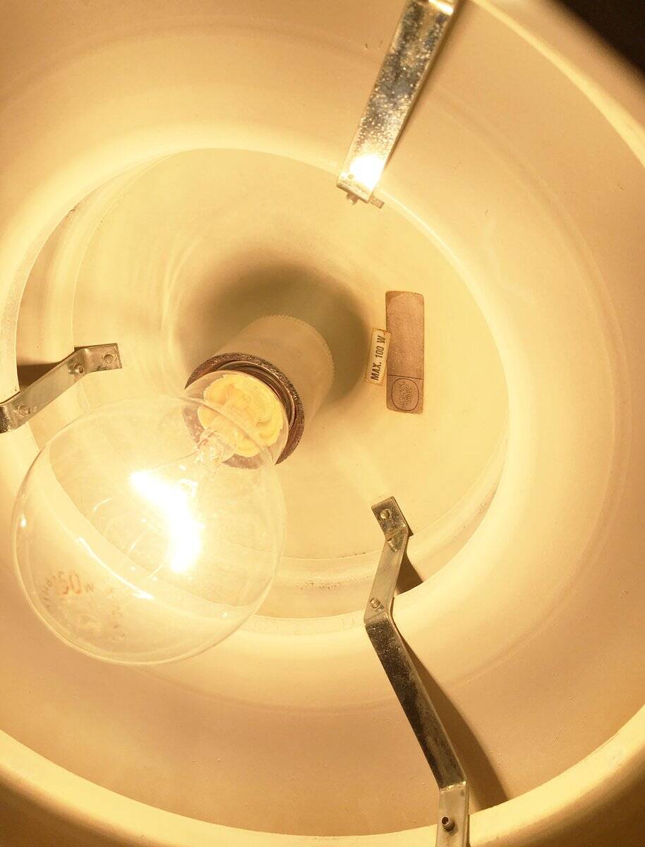 Aluminium Ceiling Lamp by Hans-Agne Jakobsson for Hans-Agne Jakobsson AB Markaryd, 1960s