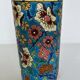Vase rouleau en émaux de Longwy