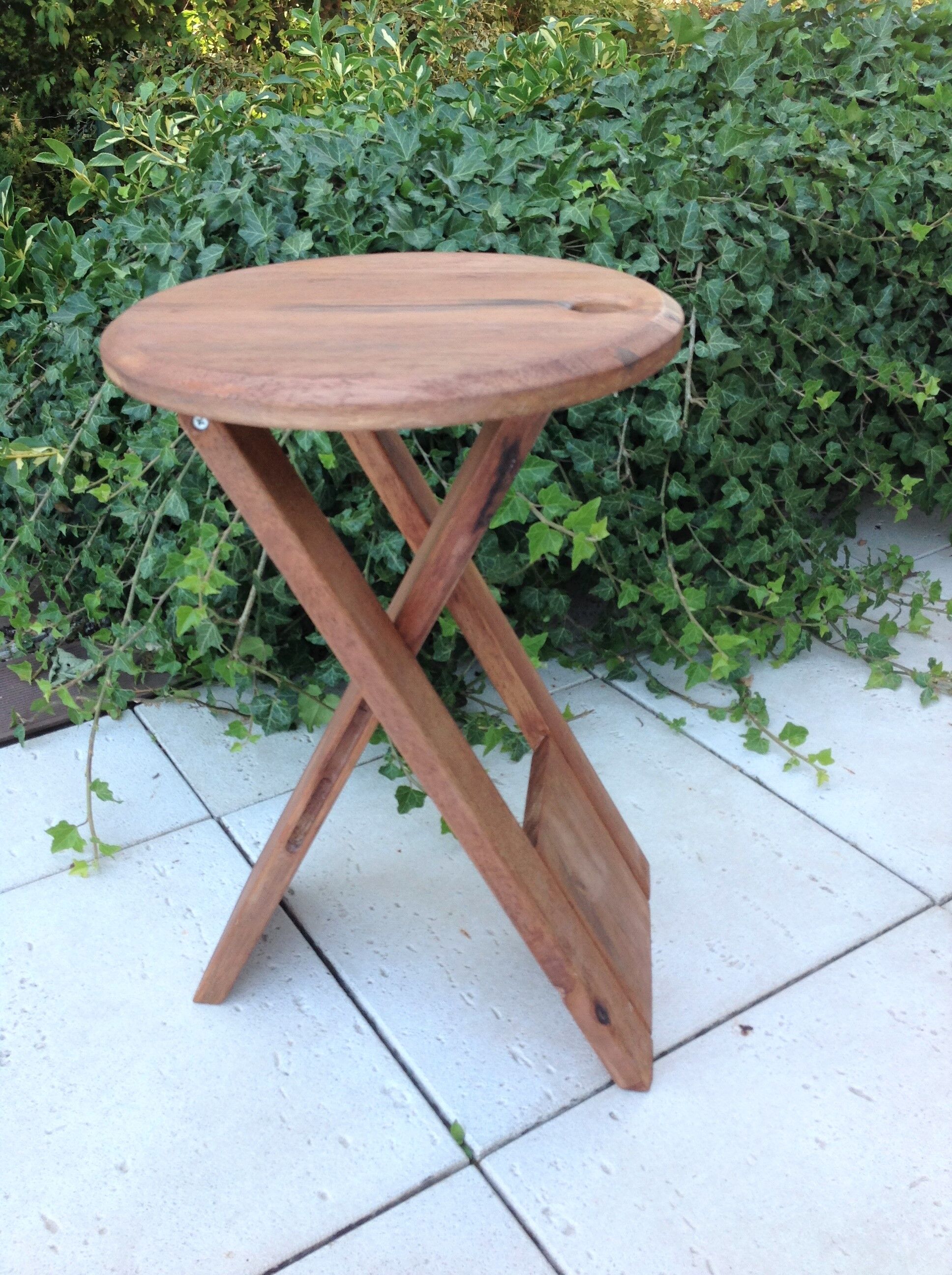 Folding wooden /vintage stool 60s-70s