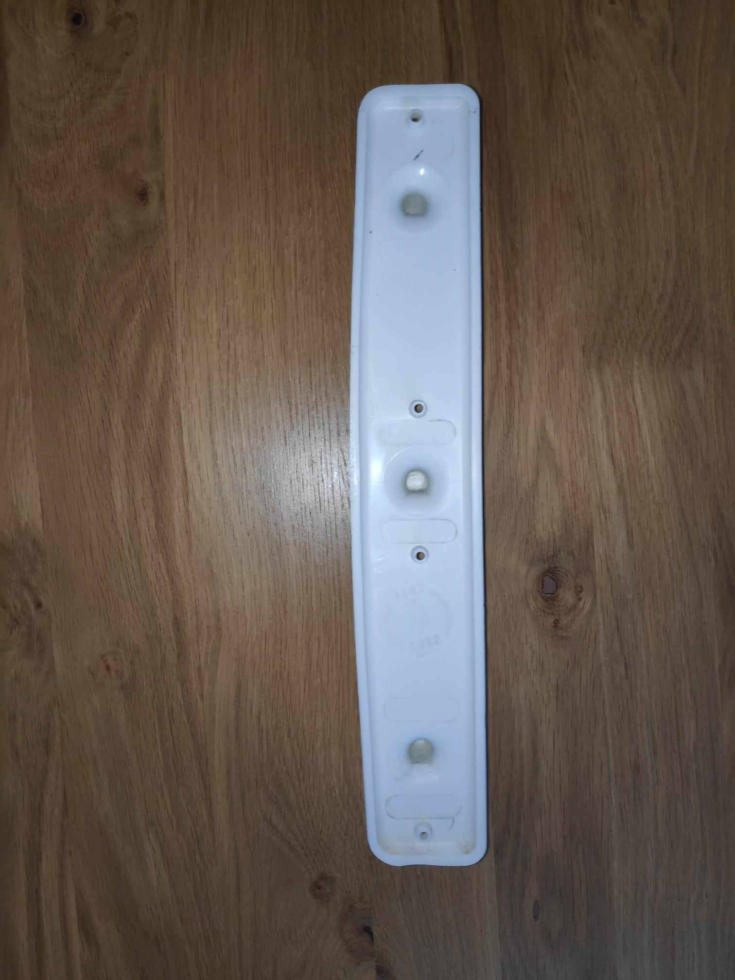 Vintage white plastic coat rack