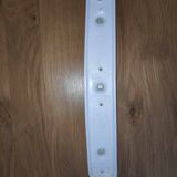 Vintage white plastic coat rack