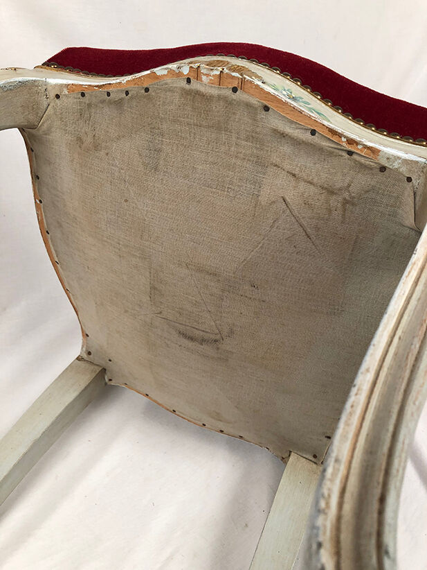 Series of six high-backed chairs in Venetian taste