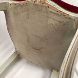 Series of six high-backed chairs in Venetian taste