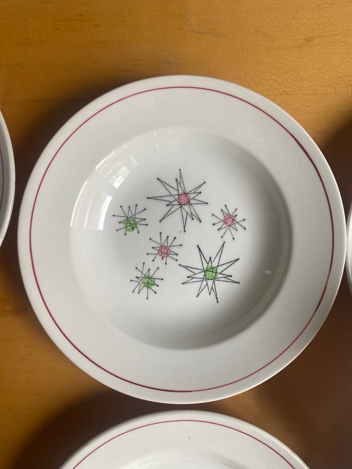 Gien - 6 Marie Claude series plates