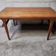 Vintage Scandinavian design table in Teak asymmetric extension by Johannes Andersen 1960
