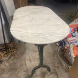 Table bistrot en marbre