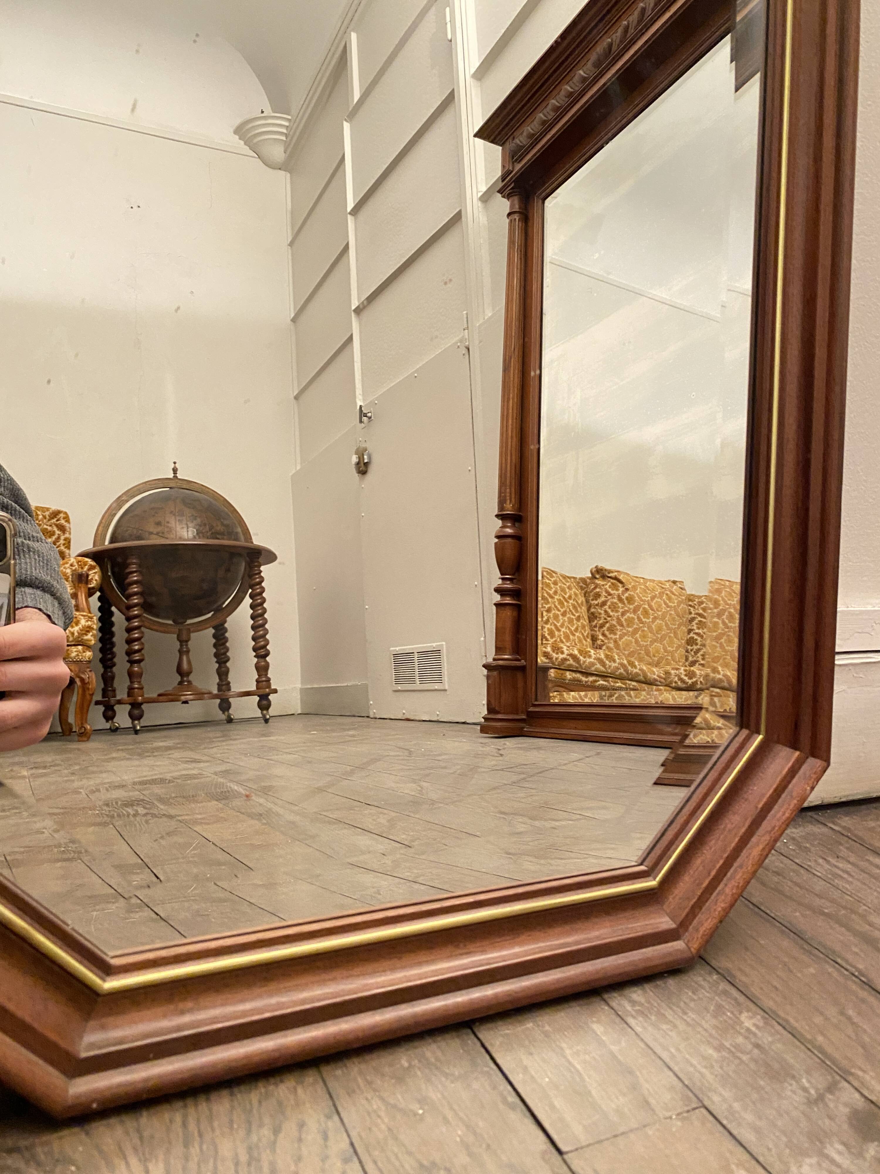 Vintage Scandinavian mirror from the 60s