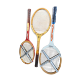 Lot of 3 vintage tennis rackets