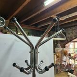 vintage parrot coat rack in chrome iron