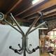 vintage parrot coat rack in chrome iron