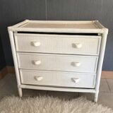 Dresser in patina rattan