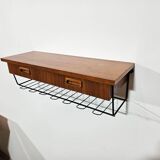 Console table, TEAK shelf, 1960s.