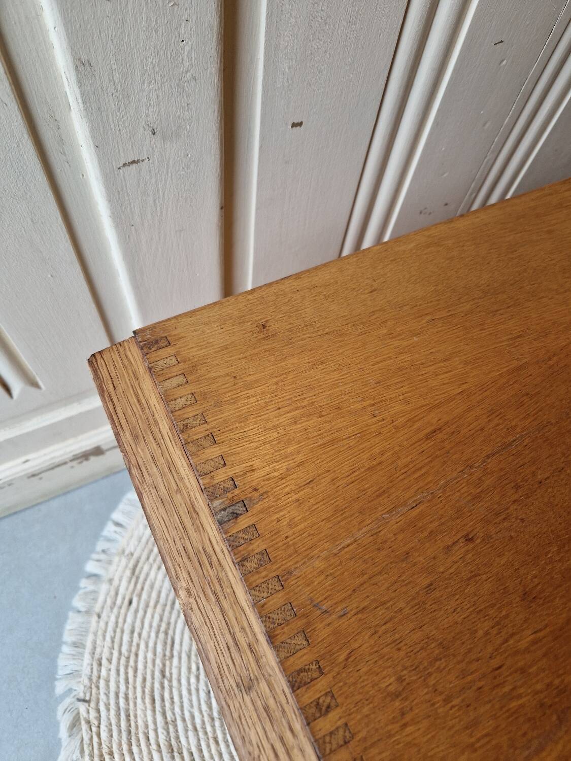 Mid-century oak bedside table 1965 by Raf Staverton