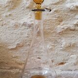 Italian decanter made of blown glass