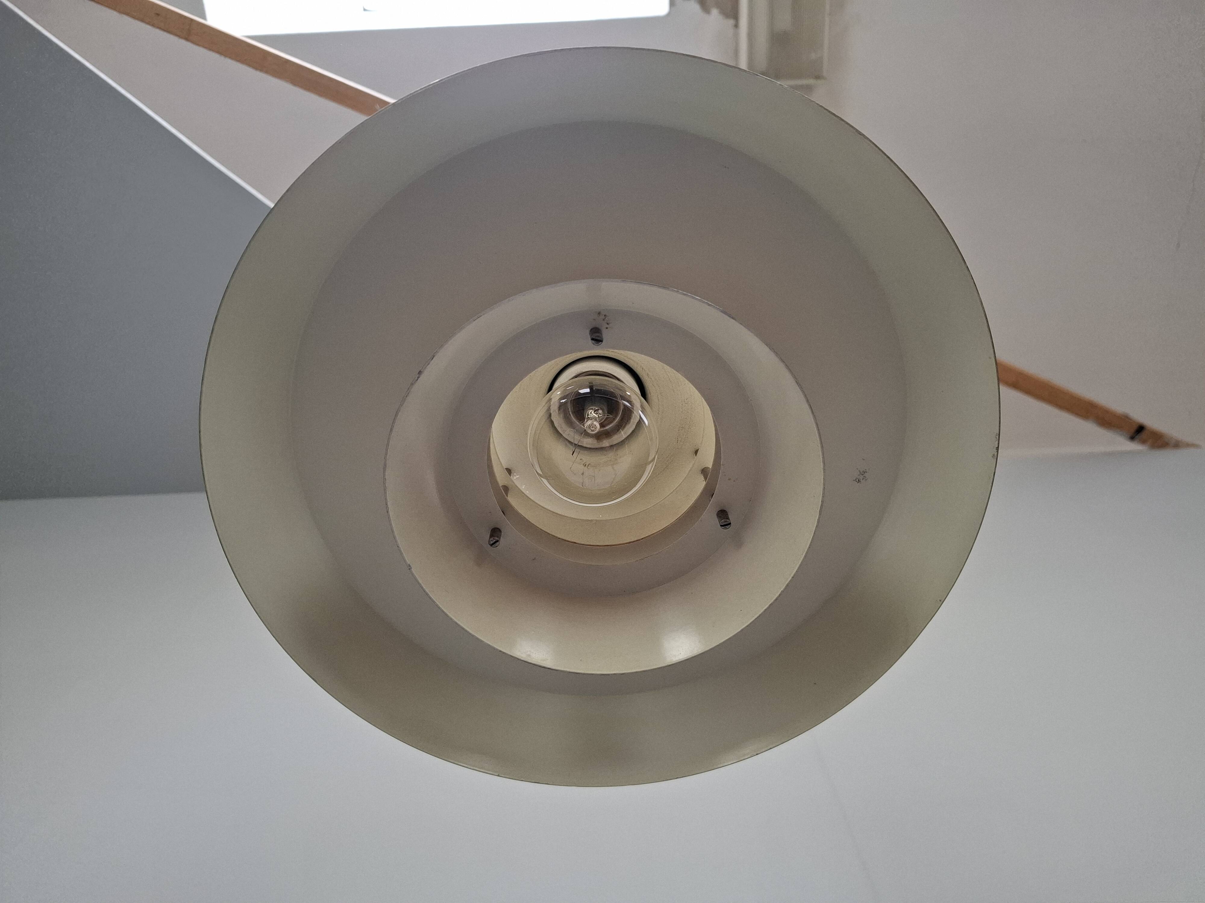 Vintage Danish Brass Pendant Light by Carl Thore for Granhaga, 1960s