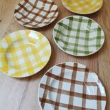 Mismatched vintage hollow plates