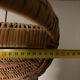 Vintage 70s wicker shopping basket