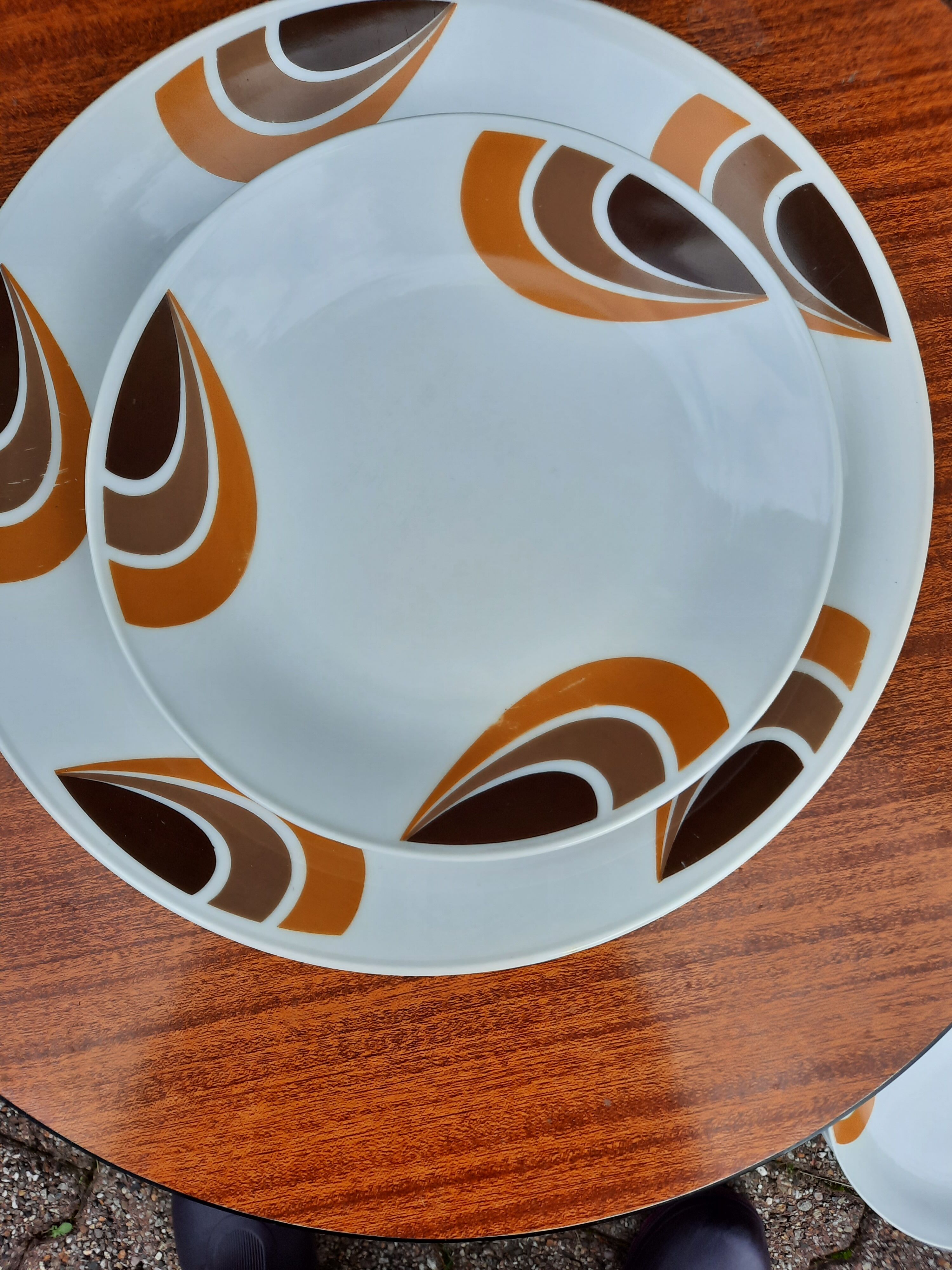 Service à dessert vintage porcelaine allemande