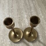 Pair of vintage brass candlesticks
