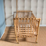 Baby rattan bed
