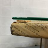 Old wooden farmhouse table