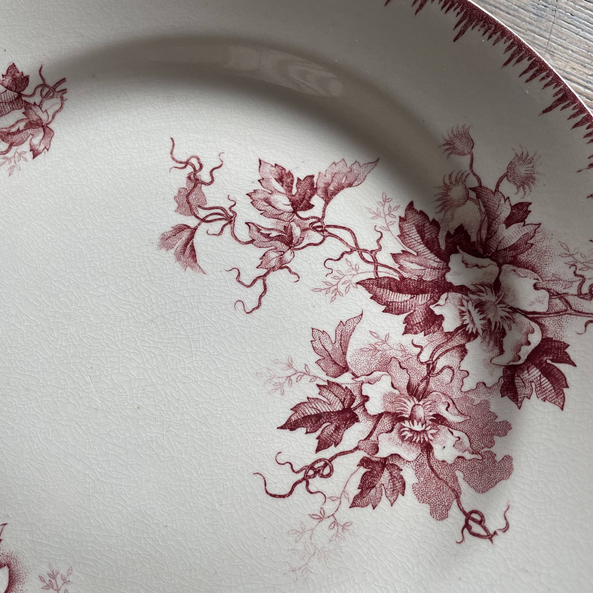 Ensemble de 4 assiettes plates en faïence de Maastricht
