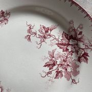 Ensemble de 4 assiettes plates en faïence de Maastricht