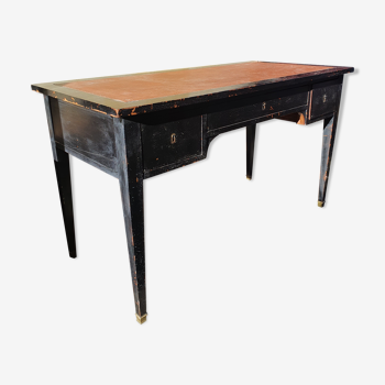 Bureau style Louis XVI - patiné noir - 19ème