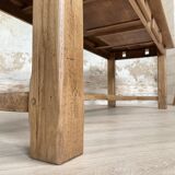 Solid oak farm table