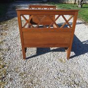 Bed and bedside table