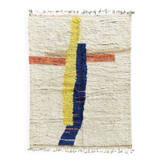 Tapis beni ouarine fait main traditionnel 250cmx150cm