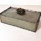 Vintage Handmade Rectangular Pewter Box by Attilio Nani, Italy