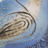 Plat en céramique, année 2004, Jean Derval