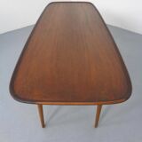 Teak & Oak Coffee Table by Børge Mogensen for Fredericia Stolefabrik, 1950s