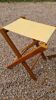 Tabouret pliant en toile signés cattie