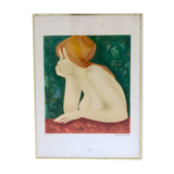 Lithograph by Alain Bonnefoit