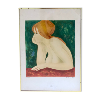 Lithographie de Alain Bonnefoit