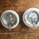 Pair of vintage ceiling lamps