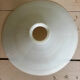 Vintage bell lampshade for suspension in white opaline.