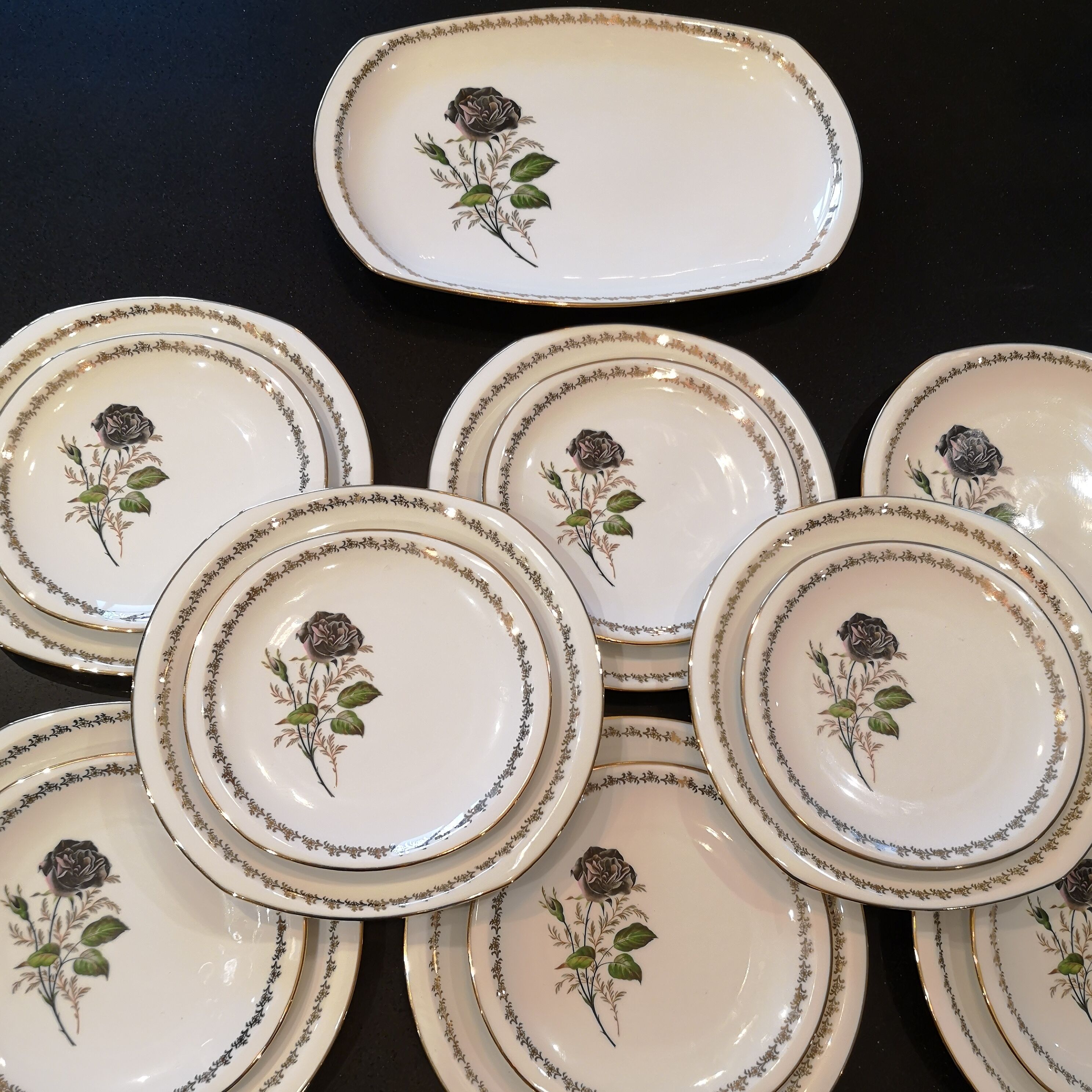 Service 16 porcelain plates from Limoges