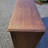 Old oak craft cabinet with 3 doors + drawers inside