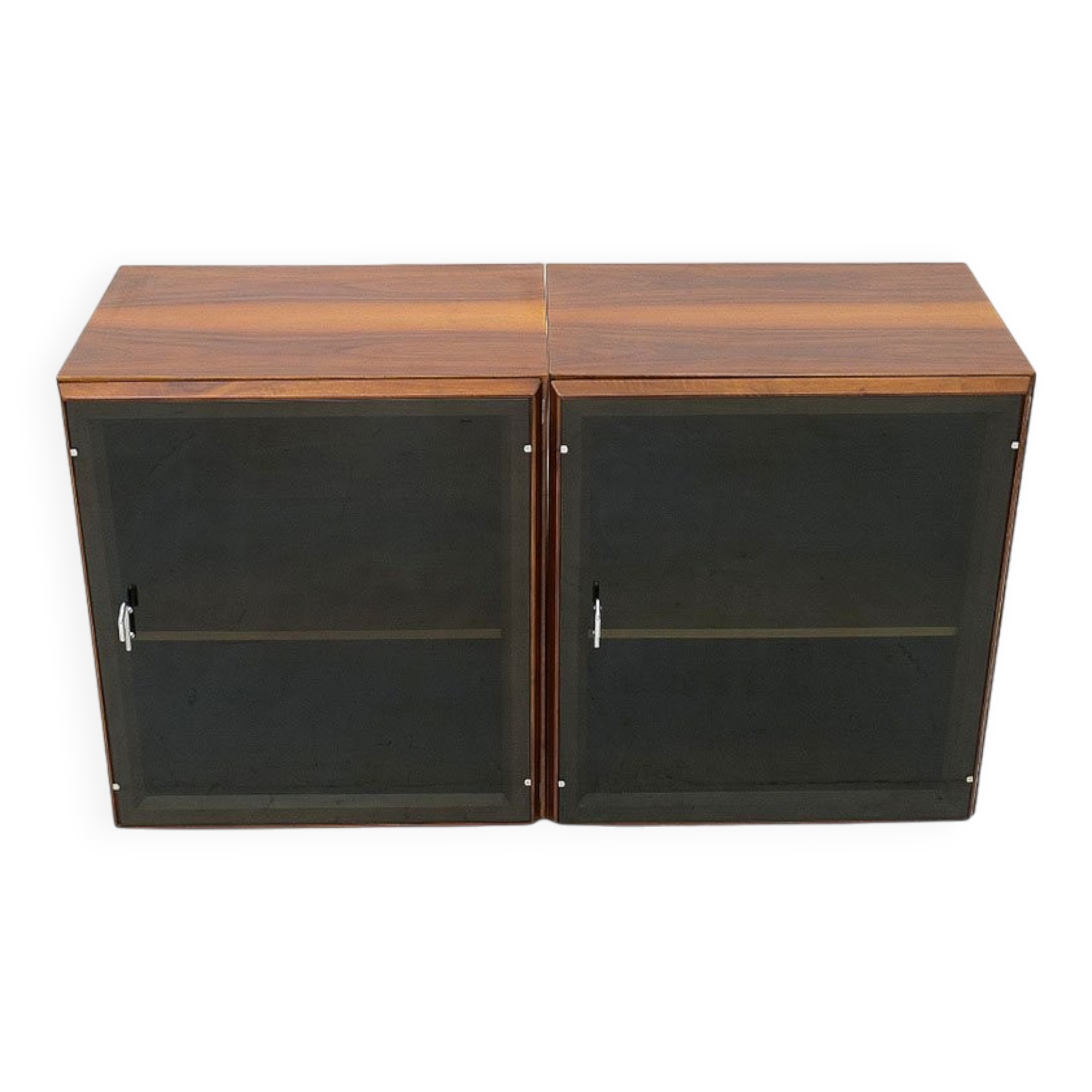 2 buffets modulaires par Vittorio Introini pour Saporiti, années 1970