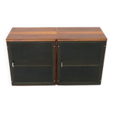 2 buffets modulaires par Vittorio Introini pour Saporiti, années 1970