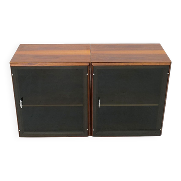 2 buffets modulaires par Vittorio Introini pour Saporiti, années 1970