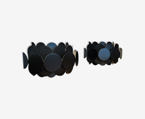Paire d’applique de Doria Leuchten, 1960