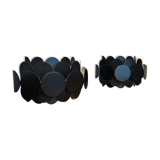 Pair of sconces, Doria Leuchten, 1960s