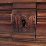 Antique console with marble top