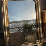 Louis Philippe mirror gilded with fine gold
